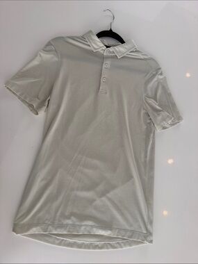 lululemon athletica Men's Short Sleeve Polo - Cream